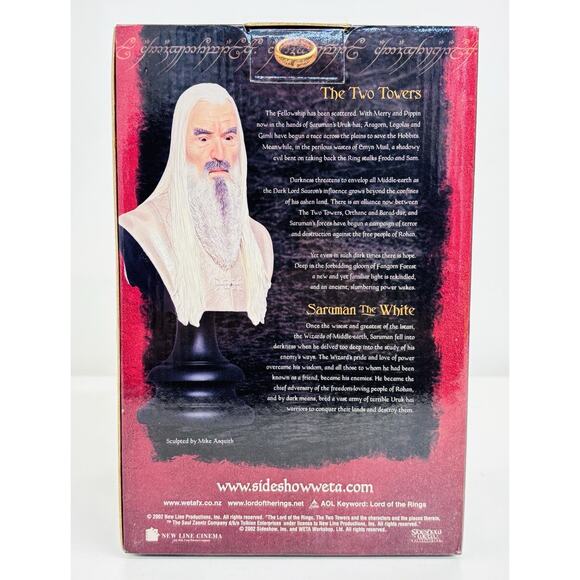 Sideshow Weta Saruman the White 1:4 Bust Lord of the Rings Two Towers #1289/3000 - Picture 6 of 8